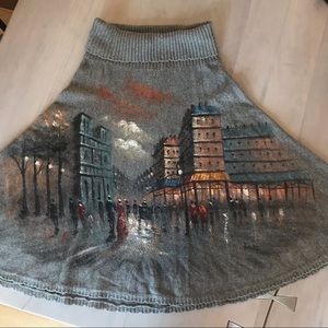 Anthropologie sleeping on snow